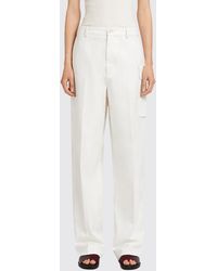 Marni - Cotton Cargo Trousers - Lyst