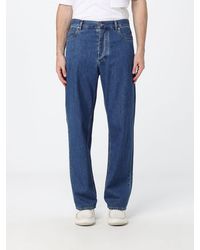 Bottega Veneta - Wide-Leg Cotton Denim Five-Pocket Jeans - Lyst