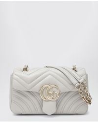 Gucci - Gg Marmont Chevron Quilted Nappa Bag - Lyst