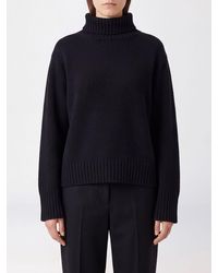 Allude - Relaxed Fit Cashmere Turtleneck Jumper With Dropped Shoulders - Lyst