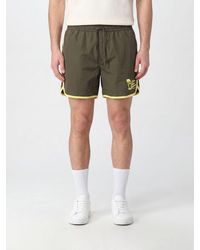 Drole de Monsieur - Technical Fabric Jogging Shorts With Contrast Logo - Lyst