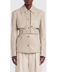 Sportmax - Lambskin Leather Jacket - Lyst