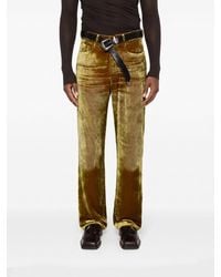 Magliano - Flattone Straight Laser Viscose And Silk Jeans - Lyst
