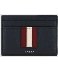 Bally - Kartenetui Aus Genarbtem Leder - Lyst