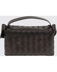 Bottega Veneta - Intrecciato Woven Calfskin Leather Crossbody Bag - Lyst