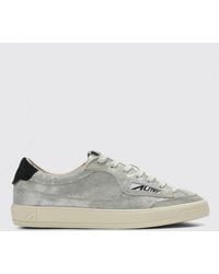 Autry - Windscape Suede And Laminated Leather Trainers With Padded Ankle - Lyst