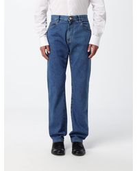 Giorgio Armani - High-Rise Regular Fit Straight Jeans - Lyst