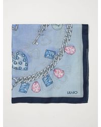 Liu Jo - Printed Polyester Scarf - Lyst