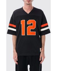 Champion - V-Neck Polyester Sports T-Shirt With Contrasting Trims - Lyst