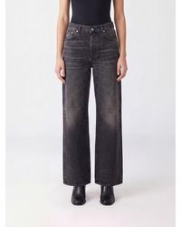 Haikure - Korea High-Waisted Straight Fit Jeans - Lyst