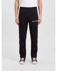 Palm Angels - Contrast Embroidered Logo Technical Fabric Tracksuit Bottoms - Lyst