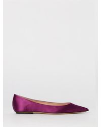 Alberta Ferretti - Ballerina Aus Satin - Lyst