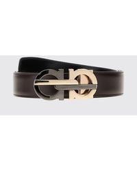 Ferragamo - Reversible Gancini Belt - Lyst