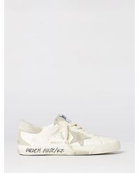 Golden Goose - Super-Star Used Nappa And Suede Sneakers - Lyst