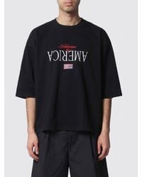 Willy Chavarria - Relaxed Fit Cotton T-Shirt With Contrasting Logo Print - Lyst