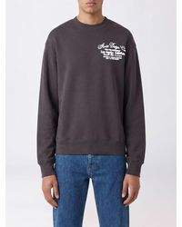 Amiri - Embroidered Logo Cotton Sweatshirt With Dropped Shoulders - Lyst