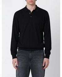 Drumohr - Cotton Knit Polo Shirt - Lyst