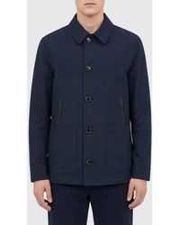 Brioni - Cotton And Linen Shirt Jacket - Lyst