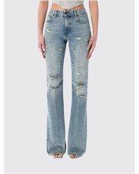 Haikure - Flared Distressed Jeans - Lyst