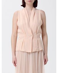 forte_forte - Viscose Blend Sleeveless Top With Lurex - Lyst