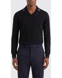 Dolce & Gabbana - Dolce &Amp Gabbana Dg Silk Polo Shirt - Lyst