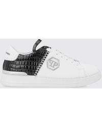 Philipp Plein - Leather Sneakers - Lyst