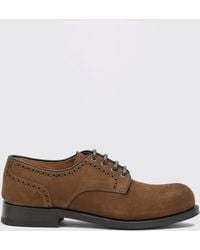 Church's - Suede Brogue Derby Shoes With Leather Sole - Lyst