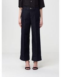 Mason's - Stretch Cotton Straight Trousers - Lyst