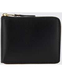 Comme des Garçons - Comme Des Gar&Ccedil	Ons Leather Wallet With Coin Pocket And Zip Closure - Lyst