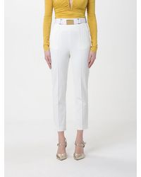 Elisabetta Franchi - Straight Trousers - Lyst