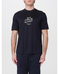 Emporio Armani - Slogan T-Shirt - Lyst