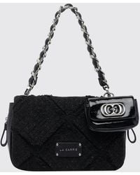 La Carrie - Isabel Tweed Shoulder Bag With Chain Handle - Lyst