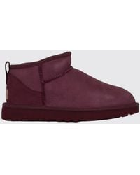 UGG - Classic Ultra Mini Suede Ankle Boots - Lyst