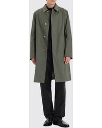 Mackintosh - Single-Breasted Polyester Trench Coat With Classic Collar - Lyst