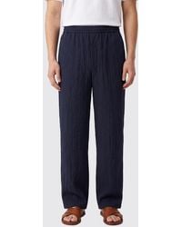 Giorgio Armani - Wide Leg Viscose Blend Trousers - Lyst