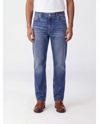 7 For All Mankind - Modern Straight Pure Cotton Denim Straight-Leg Jeans - Lyst