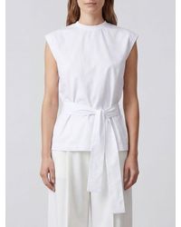 Tela - Cotton T-Shirts With Belt - Lyst