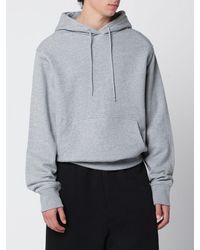 Entire studios - Oversized Cotton Hoodie With Kangaroo Pocket - Lyst