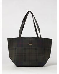 Barbour - Layla Large Tartan Polyester Tote With Removable Pouch - Lyst