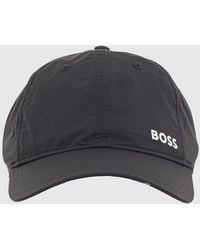 BOSS - Technical Fabric Baseball Cap With Contrast Logo And Adjustable Strap - Lyst