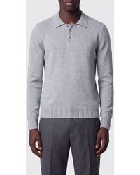 Drumohr - Long-Sleeved Pure Cashmere Polo With Three-Button Placket - Lyst