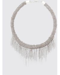 Fabiana Filippi - Nickel-Free Multi-Strand Brass Choker Necklace - Lyst
