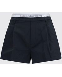 Alexander Wang Logo Elastic Bike Short In Lace in Black | Lyst