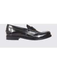 Tod's - Brushed Leather Loafers - Lyst