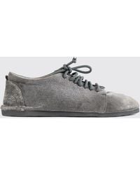 Marsèll - Sancrespella Denim Derby Shoes With Round Toe And Rubber Sole - Lyst