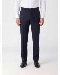 sunflower - Slim Fit Virgin Wool Tailored Trousers With Off-Centre Closure - Lyst