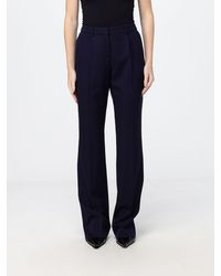 Balenciaga - Straight-Leg Tailored Virgin Wool Trousers With Pleats - Lyst