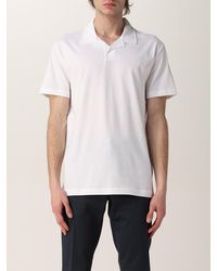 Fay - Polo Shirt With Embroidered Logo - Lyst