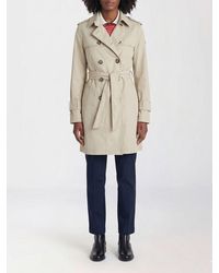 Peuterey - Polyester Double Breasted Trench Coat - Lyst