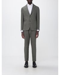 Manuel Ritz - Single-Breasted Linen Suit - Lyst